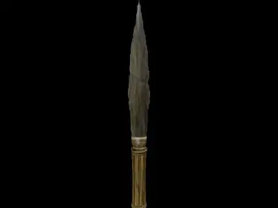 Handmade knife Free low-poly 3D model