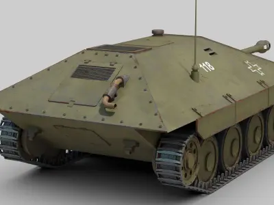 Marshal Maresal Tank Hunter 3D model