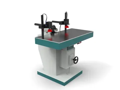 Horizontal drilling machine 3D model