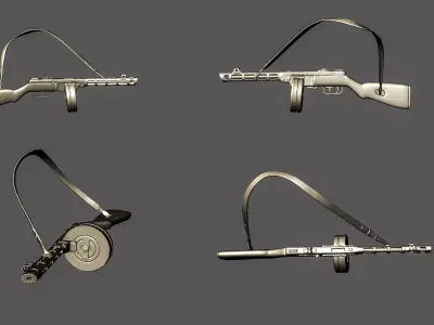 PSPH41 wwii weapon 3D print model