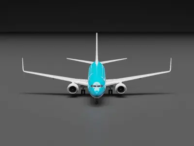 Boeing 737-800 KLM Livery 3D model