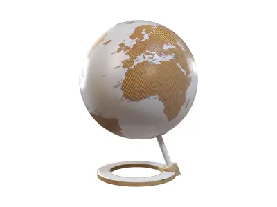 Bamboo Globe 3D model
