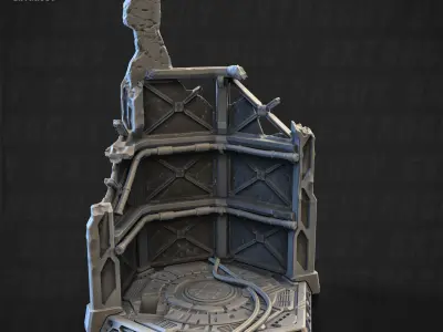 Dark Knight Static 160mm and 50mm 3D print model