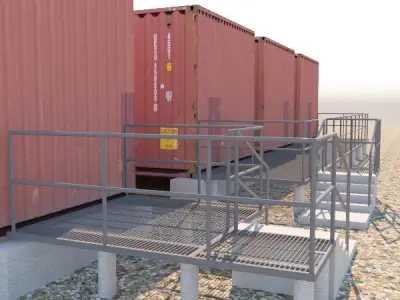 Industrial Platforms 3D model