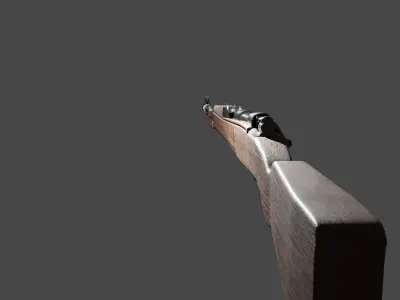 KAR98K  LOW POLY Low-poly 3D model