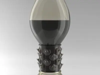 Antique Glasses Set 3D model