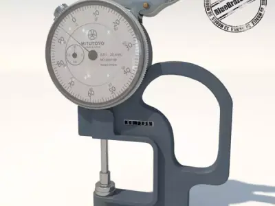 Dial Thickness Gauges 3D model