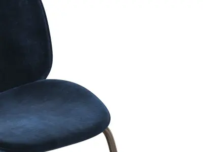 Beetle Chair Velvet 3D model