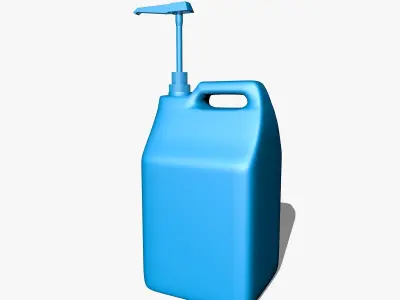 Blue Canister with Doser 3D model