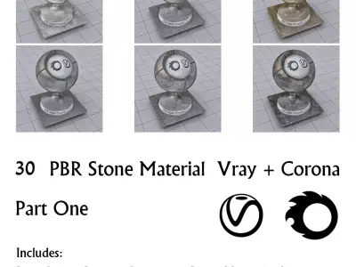 30 PBR Stone Material Part 1 Texture