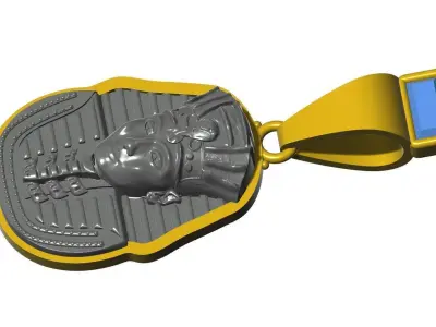 Egyptian Antique Jewellery Pendant 3D print model