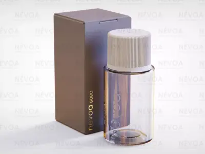 Cosmetic bottle-jar - Bodo series - CR-01 - SP 415-18 - 10 ml 3D model