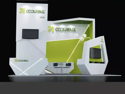 Exhibition - Area -6X6-3DMAX2009-4 3D model