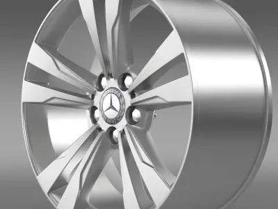 Mercedes Benz S 350 rim 3D model