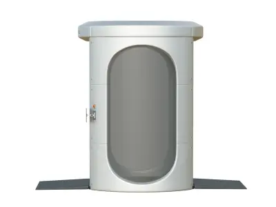 Airport X-ray Full Body Low-poly 3D model