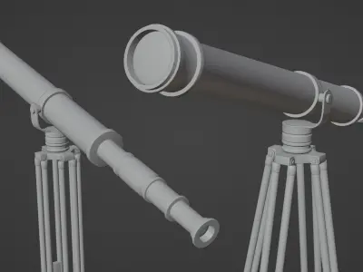 Galileo Telescope 3D model