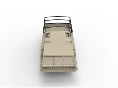 Screw terrain vehicle ZIL-4904 Scale 1 to 43 3D print model