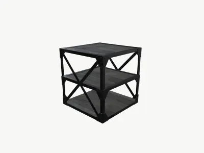 Industrial table 3D model