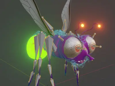 firefly fly 3D model