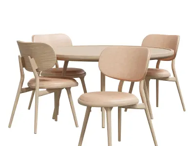 Mater DesignThe Dining Chair stoel 3D model
