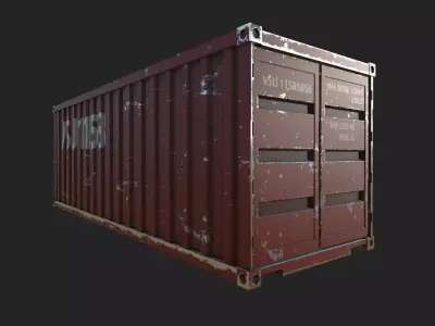 ship container  3D model purchase