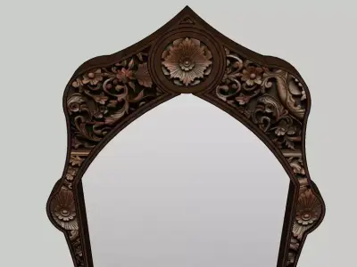 Standing Classic Mirror 3D model