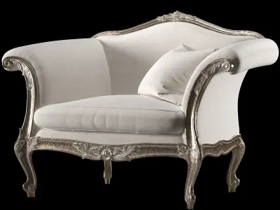 roberto giovannini and eloquence sofa and armchair set 3D model