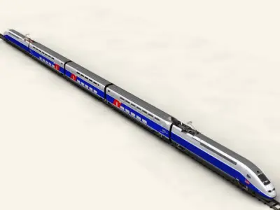 TGV Duplex 3D model