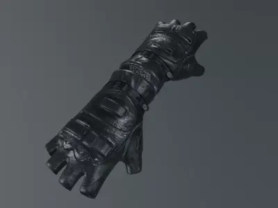 Tactical Gloves Low-poly 3D model get