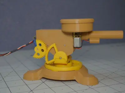 Turrent Gun 3D print model