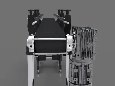 Modular Conveyor 3D model