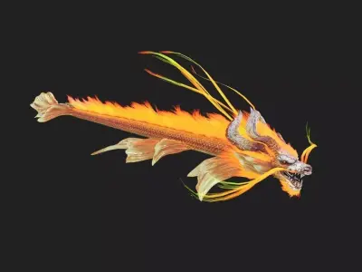 Dragon Animation Low-poly 3D model