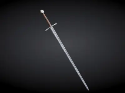 Medieval Weapon Pack Low-poly 3D model buy