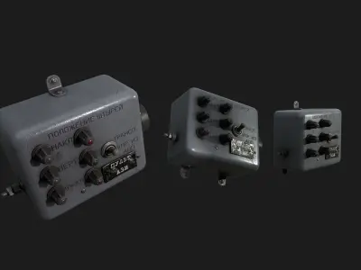 Controller AZI Low-poly 3D model