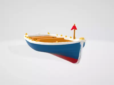 Boat 3d 3D model