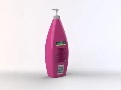 Shampoo and Conditioner Low-poly 3D model