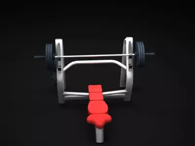 Bench Horizontal DR 3D model