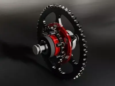 Ball locking shift shaft Free 3D model