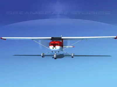 Cessna 150 Aerobat V06 3D model