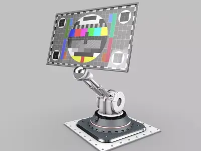 Screen Robot Arm 3D model