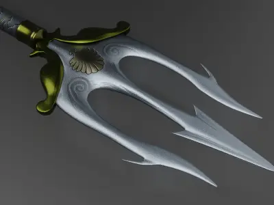 The Trident of Poseidon 3D model