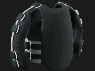 3D Tactical Vest Model 3D model