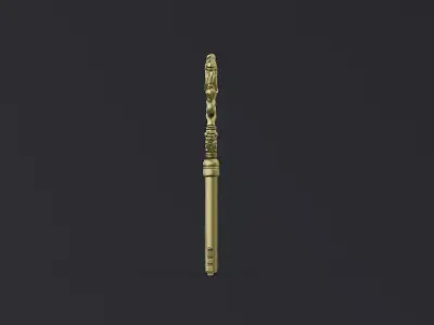 Stylized RPG Quest Key - Dungeon n Dragons Prop 3D print model