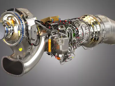 Europrop International - TP400-D6 Turboprop Engine 3D model