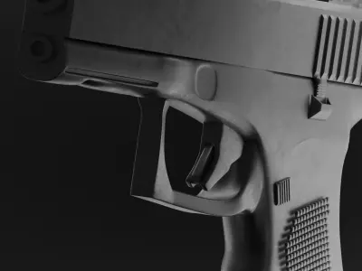 GLOCK MODEL 17  Low-poly 3D model