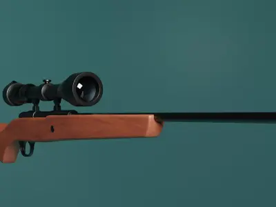 Hunting-rifle 3D model