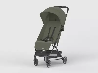 Baby stroller 3D model 3D model 11