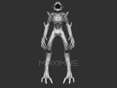 Alien Type X Free 3D model