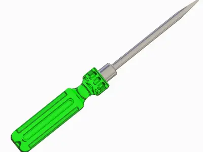 Flat Screwdriver Toy 3D print model