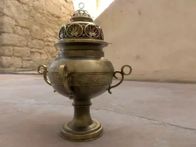Antique Brass Pot 3D model